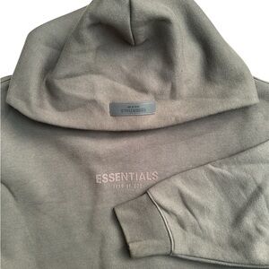 Off Black Essentials Fear Of God Relaxed Hoodie